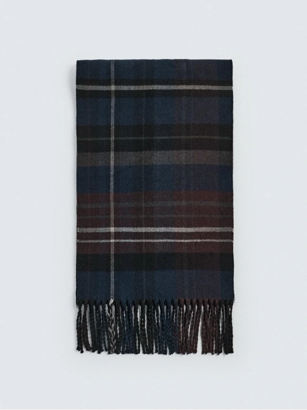 ZARA Double-Sided Plaid Scarf 🧣 Men’s- one size